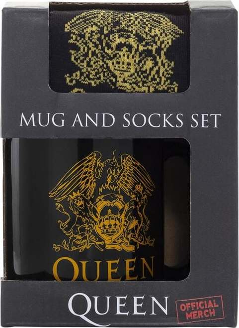 Queen Logo - Tassen-Socken-Set Hrnek standard - RockTime.cz Queen Logo - Tassen-Socken-Set Hrnek standard - RockTime.cz