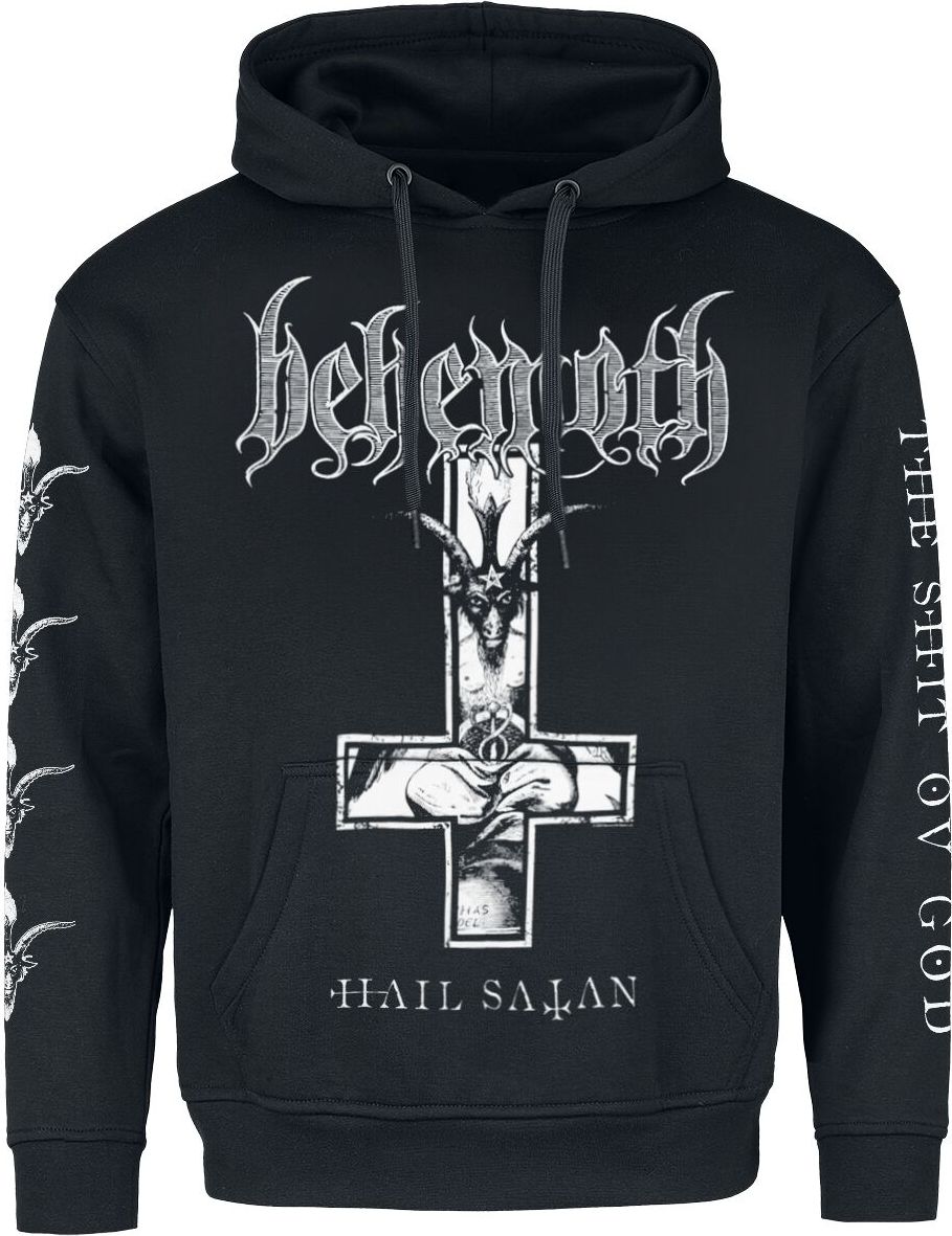 Behemoth Hail Satan - The Unholy Trinity Tour 2025 Mikina s kapucí černá - RockTime.cz Behemoth Hail Satan - The Unholy Trinity Tour 2025 Mikina s kapucí černá - RockTime.cz