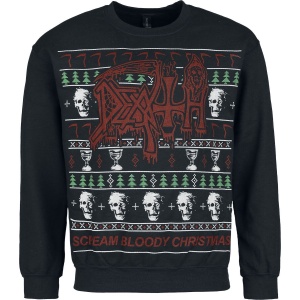Death Holiday Sweater - Scream Bloody Christmas Mikina černá