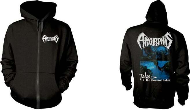 Amorphis Borderland Mikina s kapucí na zip černá - RockTime.cz