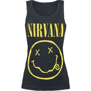 Nirvana Logo Dámský top černá - RockTime.cz