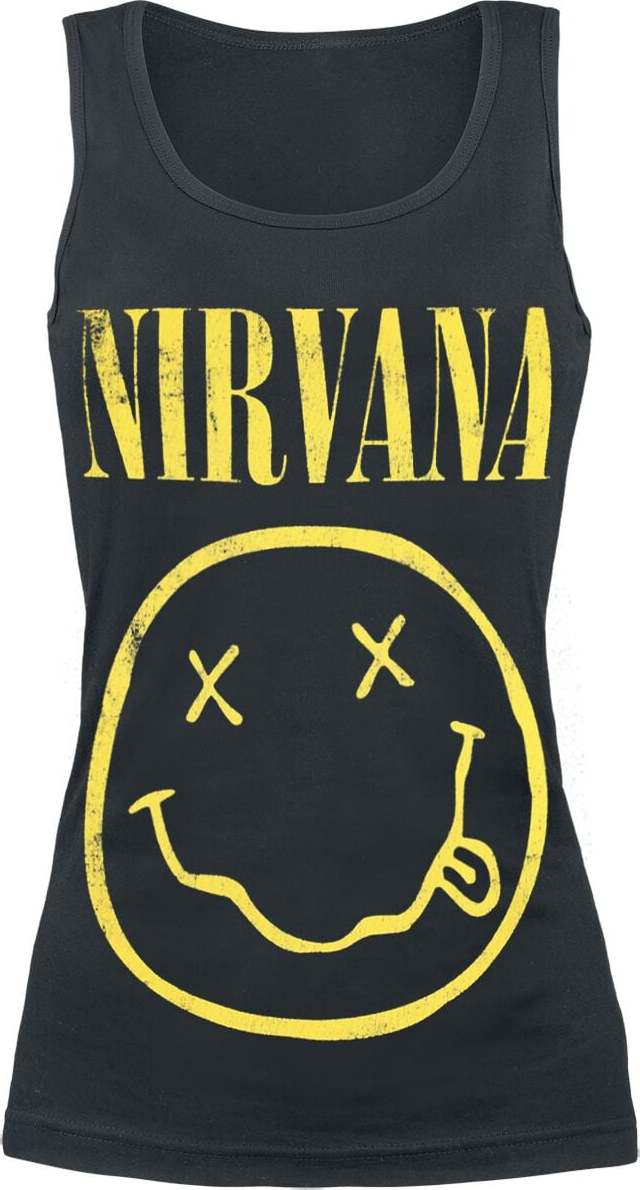 Nirvana Logo Dámský top černá - RockTime.cz Nirvana Logo Dámský top černá - RockTime.cz