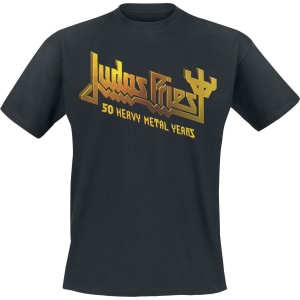 Judas Priest 50 Years Anniversary 2020 Tričko černá - RockTime.cz