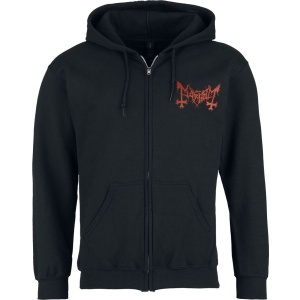 Mayhem Deathcrush Mikina s kapucí na zip černá - RockTime.cz