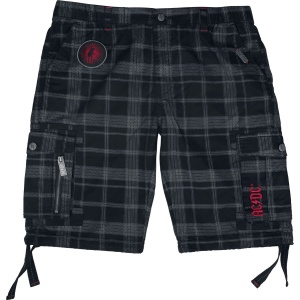 AC/DC EMP Signature Collection Cargo kraťasy cerná/šedá - RockTime.cz