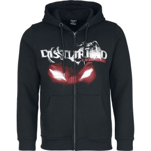 Disturbed Yep Your Sleeve Mikina s kapucí na zip černá - RockTime.cz