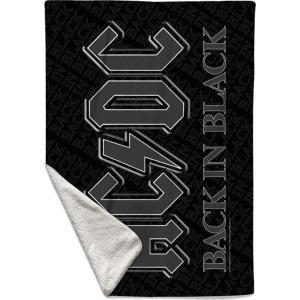 AC/DC Back in Black Flísová deka vícebarevný
