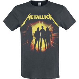 Metallica Amplified Collection - Strobes Tričko charcoal - RockTime.cz