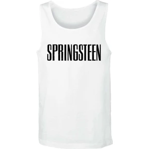 Bruce Springsteen Logo Tank top bílá - RockTime.cz