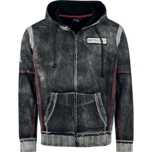 Metallica EMP Signature Collection Mikina s kapucí na zip tmavě šedá - RockTime.cz
