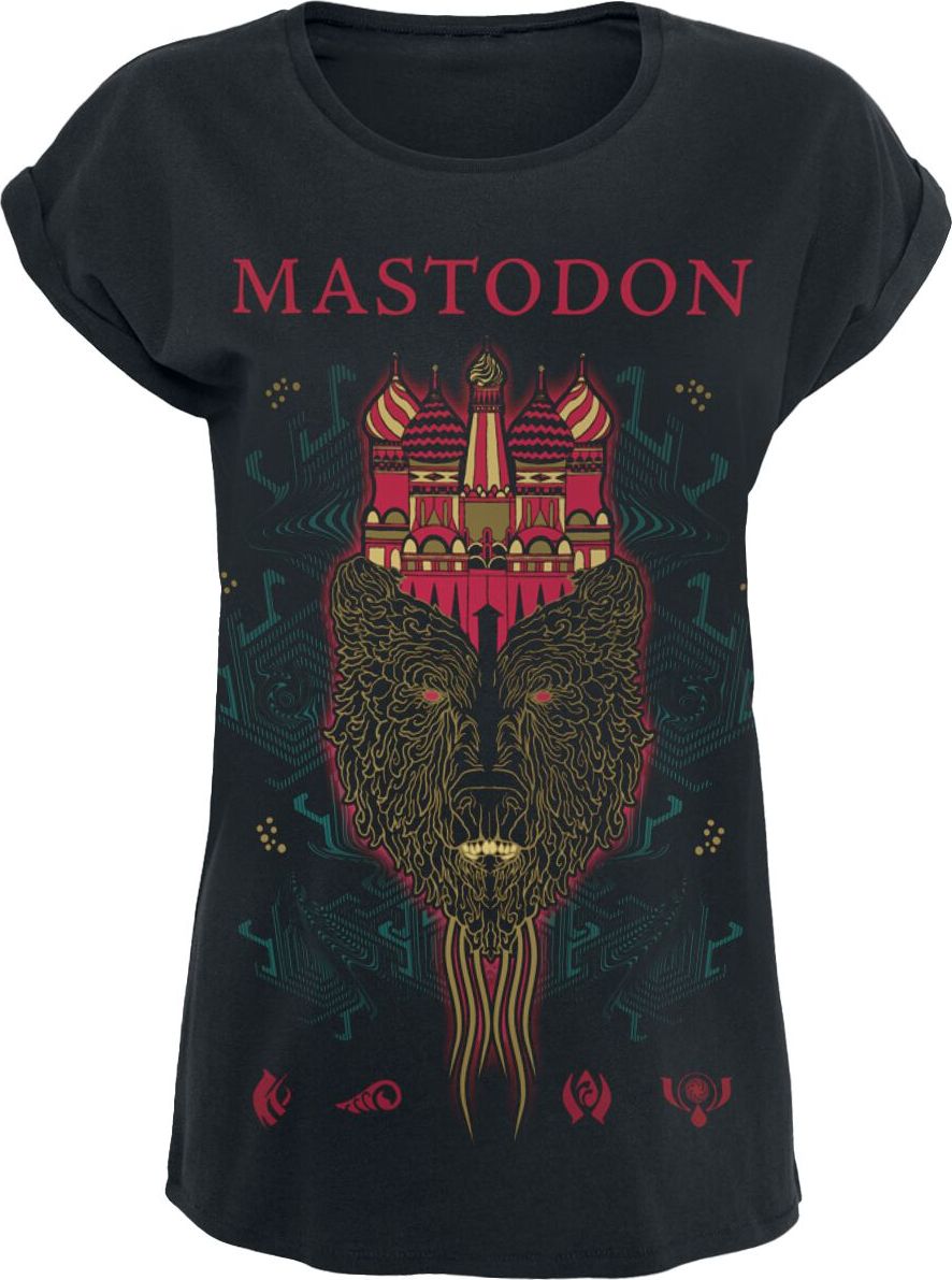 Mastodon Onion Dome Bear Dámské tričko černá - RockTime.cz Mastodon Onion Dome Bear Dámské tričko černá - RockTime.cz