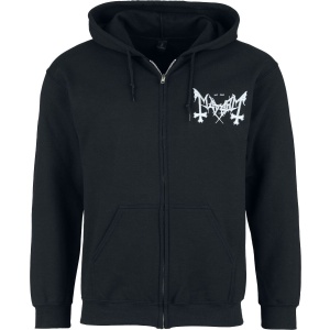 Mayhem Pure Fucking Armageddon Mikina s kapucí na zip černá