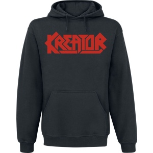 Kreator Logo Mikina s kapucí černá
