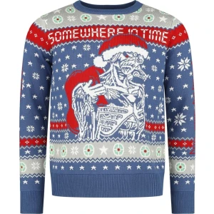 Iron Maiden Holiday Sweater Pletený svetr vícebarevný - RockTime.cz