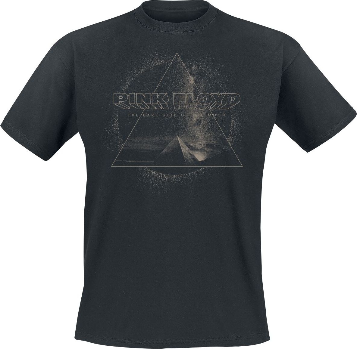 Pink Floyd Pyramid Triangle Tričko černá - RockTime.cz Pink Floyd Pyramid Triangle Tričko černá - RockTime.cz