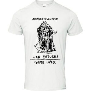 Avenged Sevenfold Game Over Tričko bílá