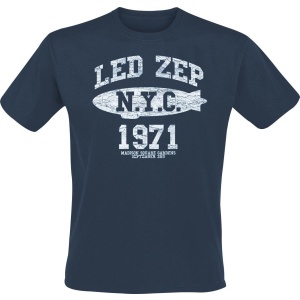 Led Zeppelin NYC 1971 Tričko modrá