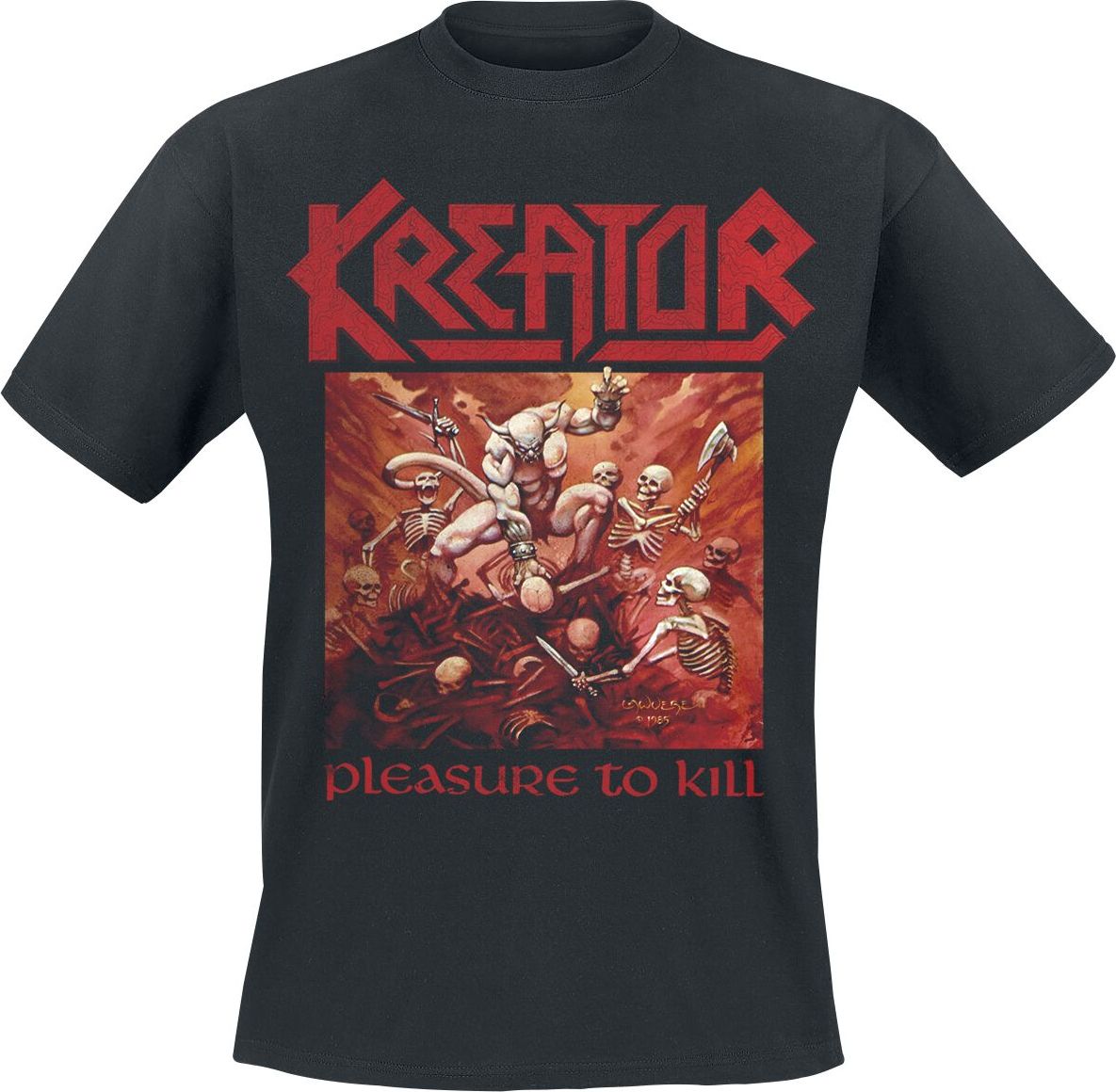 Kreator Pleasure To Kill Tričko černá - RockTime.cz