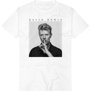 David Bowie Photo Tričko bílá - RockTime.cz