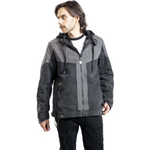 Amon Amarth EMP Signature Collection Zimní bunda cerná/šedá