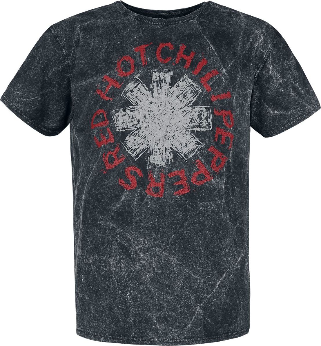 Red Hot Chili Peppers Scratch Logo Tričko černá - RockTime.cz Red Hot Chili Peppers Scratch Logo Tričko černá - RockTime.cz