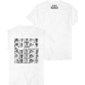 The Kooks Always Where I Need To Be Tričko bílá