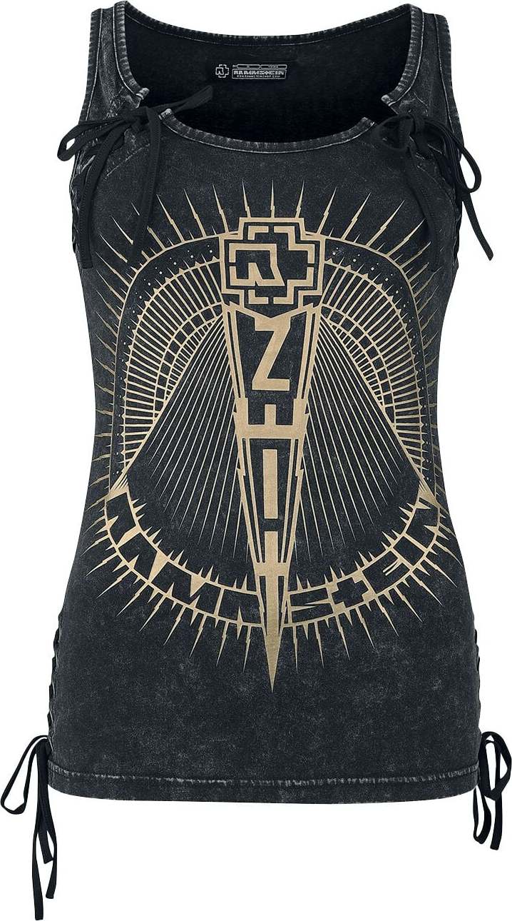 Rammstein Dámský top tmavě šedá - RockTime.cz
