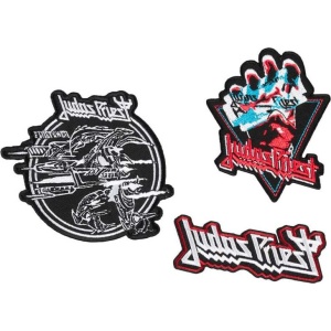Judas Priest Patches 3er-Set Judas Priest nášivka standard