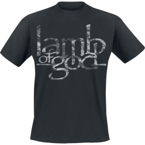 Lamb Of God Large Stacked Logo Tričko černá - RockTime.cz