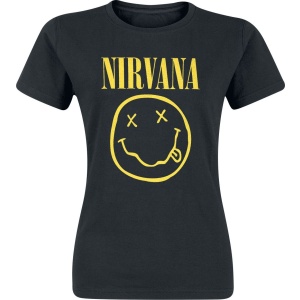 Nirvana Logo Dámské tričko černá - RockTime.cz