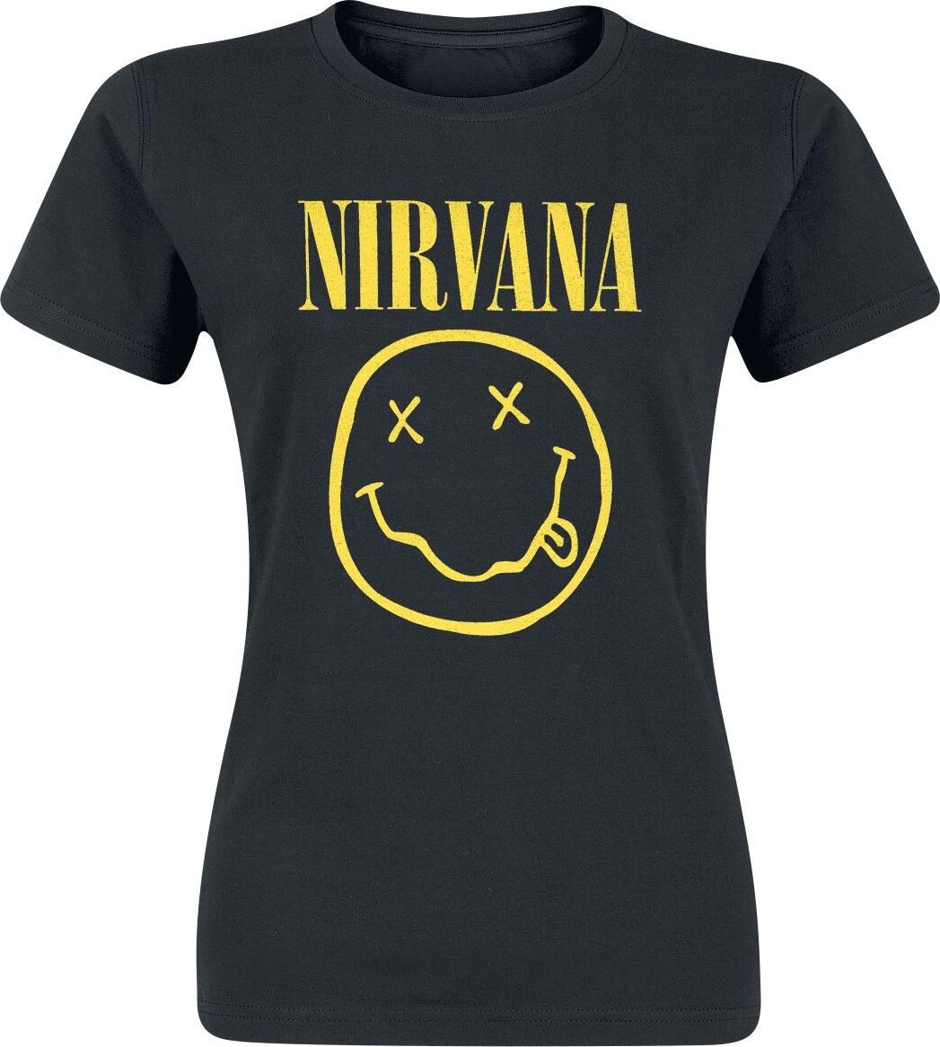 Nirvana Logo Dámské tričko černá - RockTime.cz