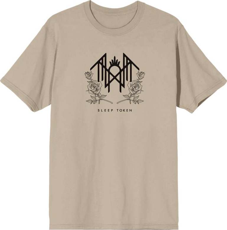 Sleep Token Floral Logo Tričko písková - RockTime.cz