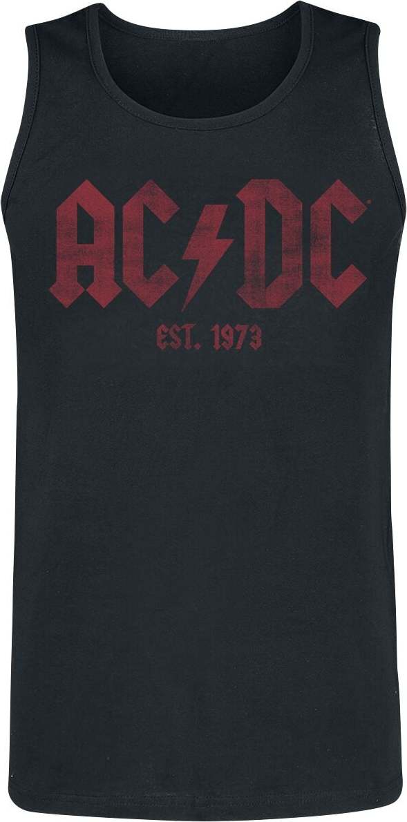 AC/DC Est. 1973 Tank top černá - RockTime.cz AC/DC Est. 1973 Tank top černá - RockTime.cz