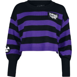 Motionless In White EMP Signature Collection Dámnský svetr cerná/šeríková