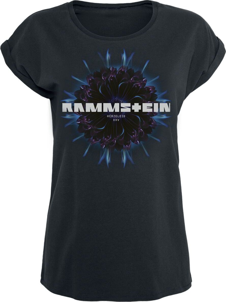 Rammstein Herzeleid Blume Dámské tričko černá - RockTime.cz Rammstein Herzeleid Blume Dámské tričko černá - RockTime.cz