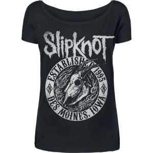 Slipknot Flaming Goat Dámské tričko černá - RockTime.cz