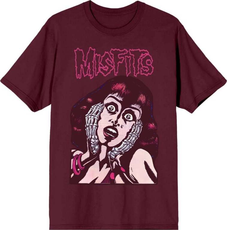 Misfits Shellshock Tričko červená - RockTime.cz