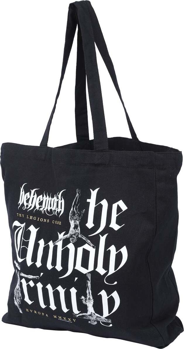 Behemoth Unholy Stack Tote- The Unholy Trinity Tour 2025 Plátená taška černá - RockTime.cz Behemoth Unholy Stack Tote- The Unholy Trinity Tour 2025 Plátená taška černá - RockTime.cz