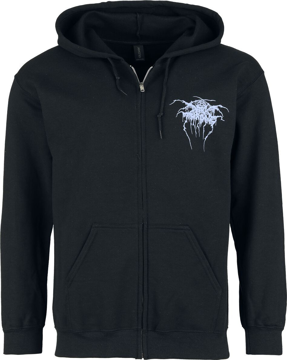 Darkthrone It Beckons Us All Mikina s kapucí na zip černá - RockTime.cz Darkthrone It Beckons Us All Mikina s kapucí na zip černá - RockTime.cz