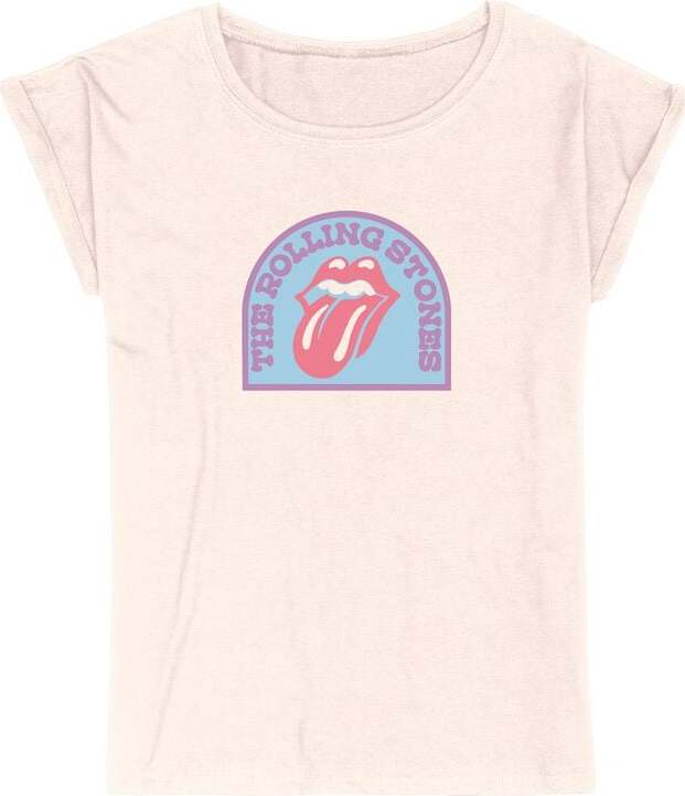 The Rolling Stones Sweet Little Tongue Dámské tričko světle růžová - RockTime.cz
