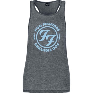 Foo Fighters Circle Logo Dámský top tmavě prošedivělá - RockTime.cz