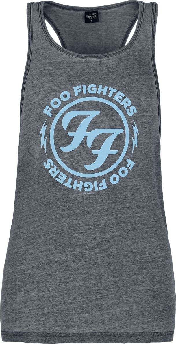 Foo Fighters Circle Logo Dámský top tmavě prošedivělá - RockTime.cz