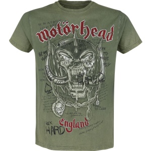 Motörhead Quotes Tričko khaki