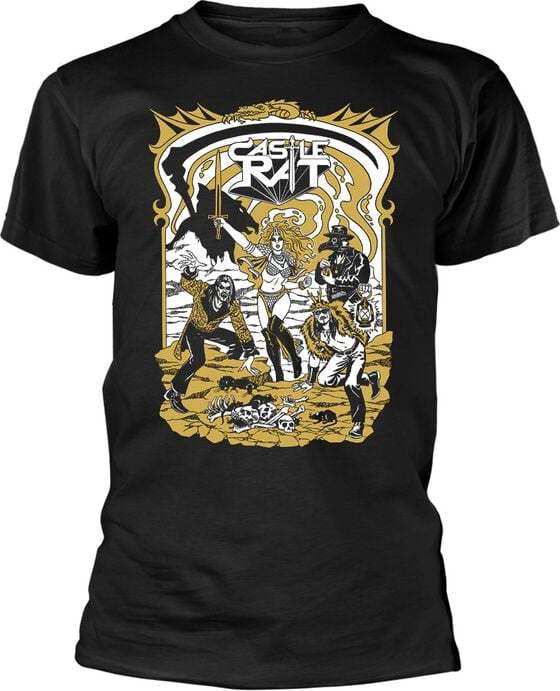 Castle Rat Dragon Portal Tričko černá - RockTime.cz Castle Rat Dragon Portal Tričko černá - RockTime.cz