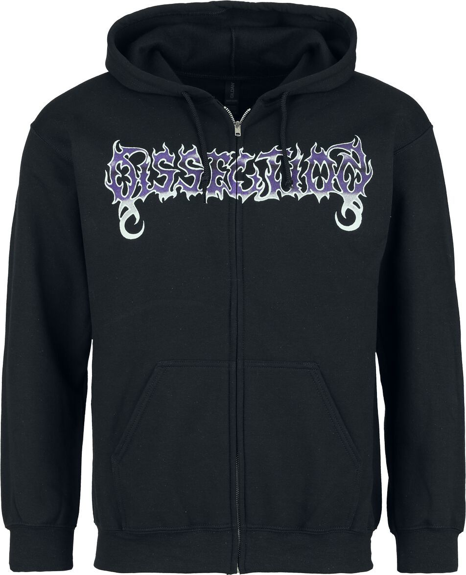 Dissection Storm Ot The Lights Bane Mikina s kapucí na zip černá - RockTime.cz