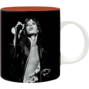 The Rolling Stones Jagger - Tasse mit Thermoeffekt Hrnek cervená/cerná/bílá