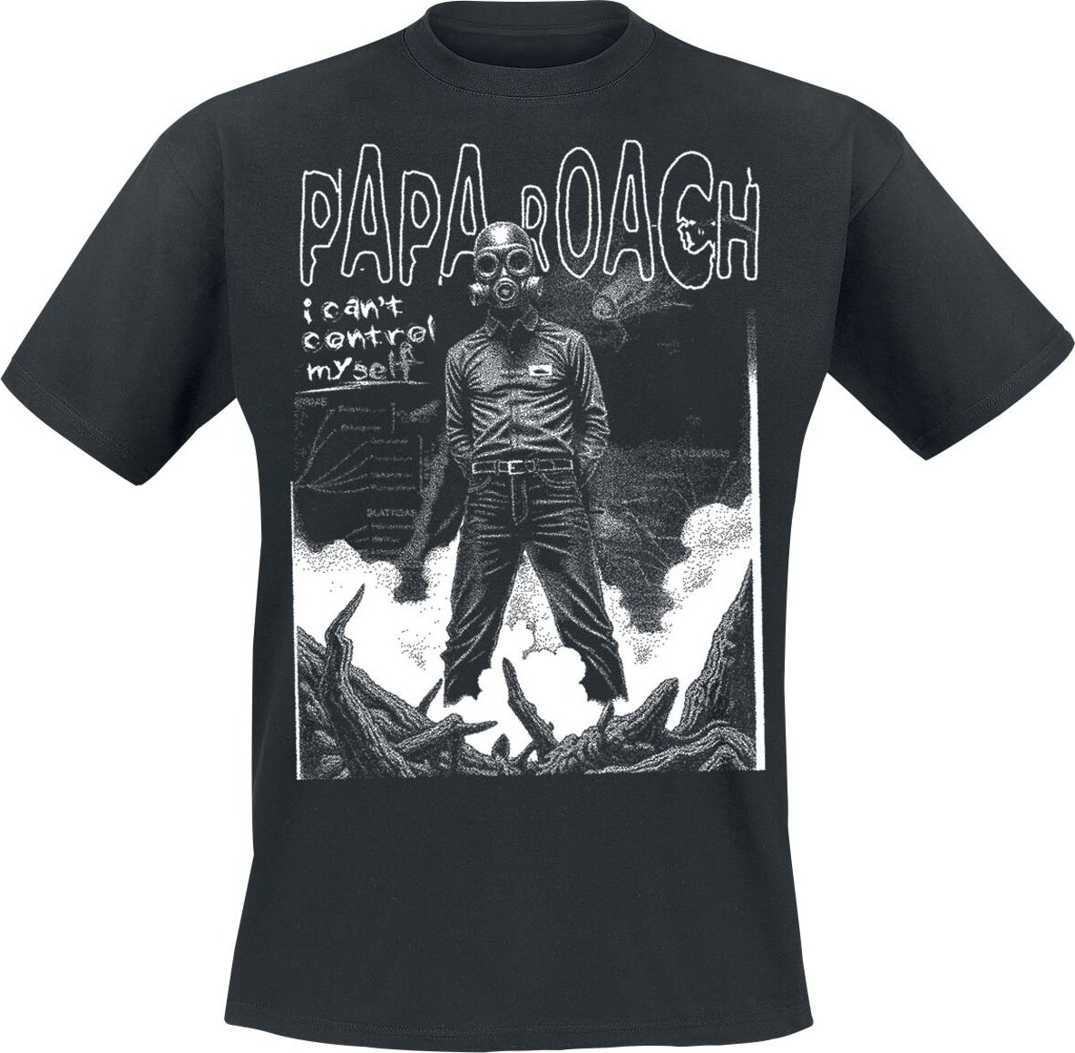 Papa Roach Thrown Tričko černá - RockTime.cz