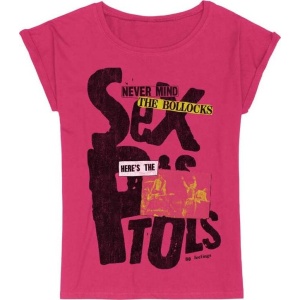 Sex Pistols Never Mind The Bollocks Dámské tričko růžová
