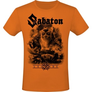 Sabaton Legends Tričko oranžová - RockTime.cz
