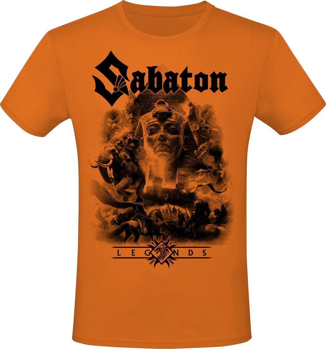 Sabaton Legends Tričko oranžová - RockTime.cz